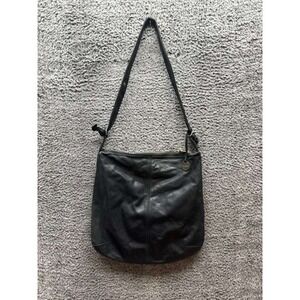 Pulicati Women's Genuine Italian Leather Shoulder Bag Black